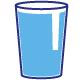 Glass of water icon