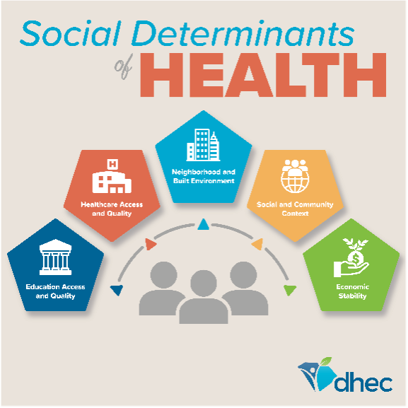 Social determinants of health graphic