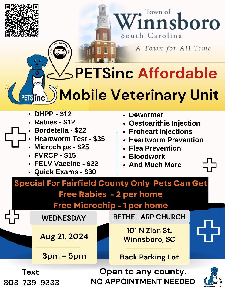 Rabies Vaccination Clinics | South Carolina Department of Public Health