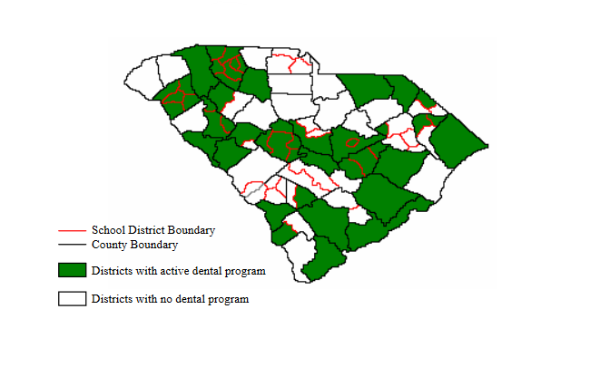 dental sealants map