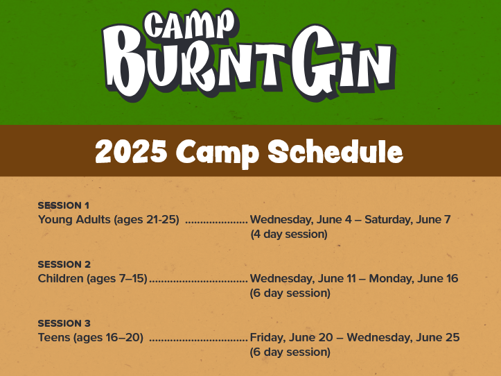 Top of 2025 camp schedule pdf for visual