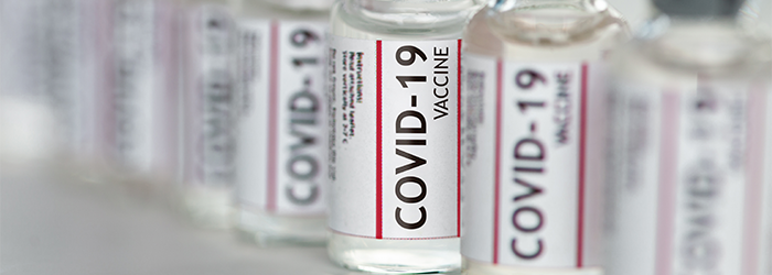 COVID-19 vaccine vials