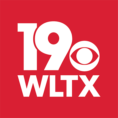 19 cbs eye over WLTX in white on red background
