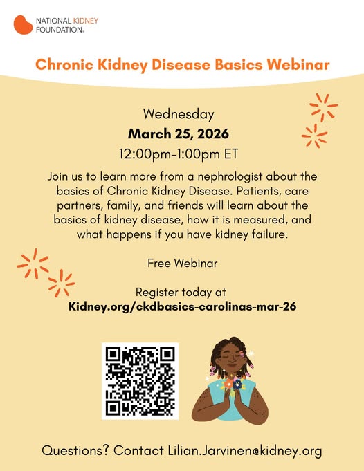 kidney basics webinar flyer