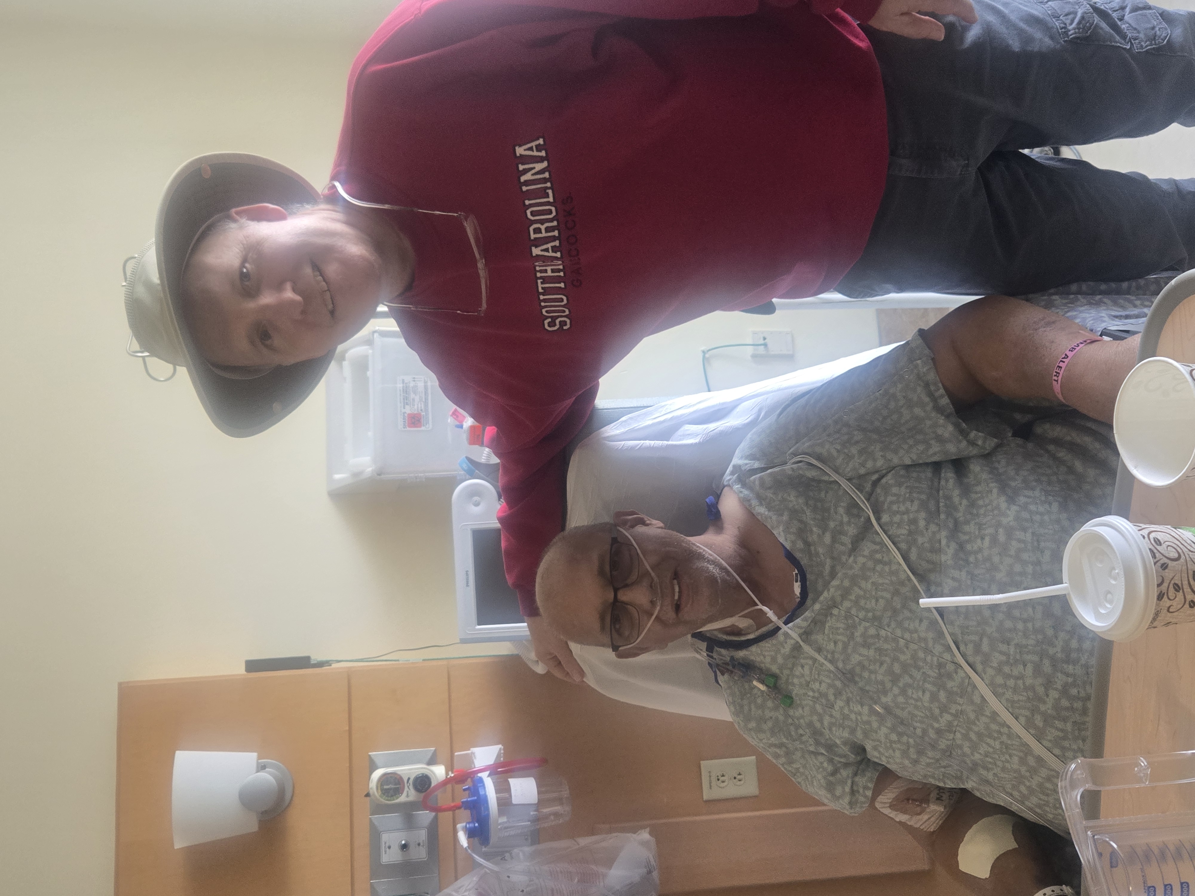 Tripp Clark and Vince recovering from surgery