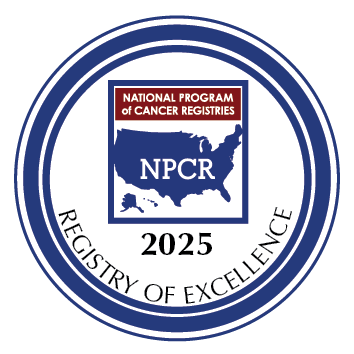 National Program of Cancer Registries NPCR Registry of Excellence 2025 seal