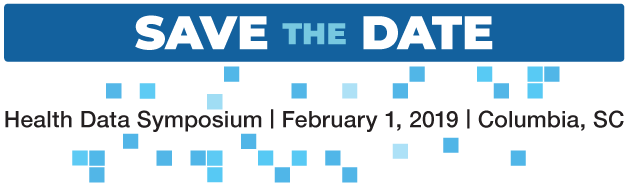 Save the Date, Health Data Symposium, February 1, 2019 Graphic