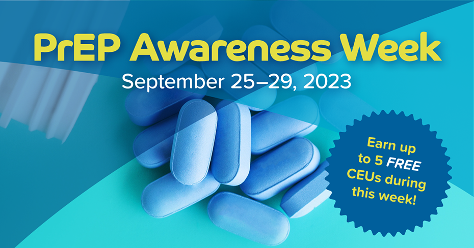 PrEP Awareness Week (September 25-29, 2023) graphic image