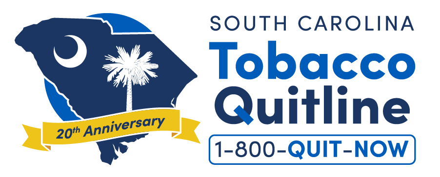 SC Tobacco Quitline 20th anniversary logo