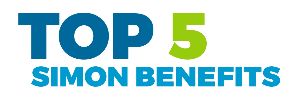 Top five Simon Benefits