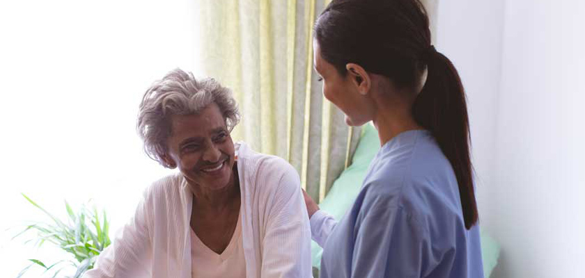 Home healthcare patient and medical provider image