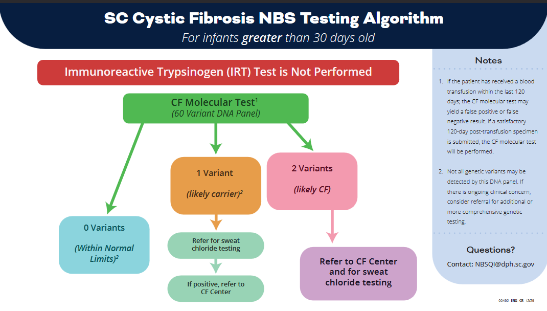 Cystic fibrosis testing algorithm image