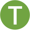 Letter "T" graphic