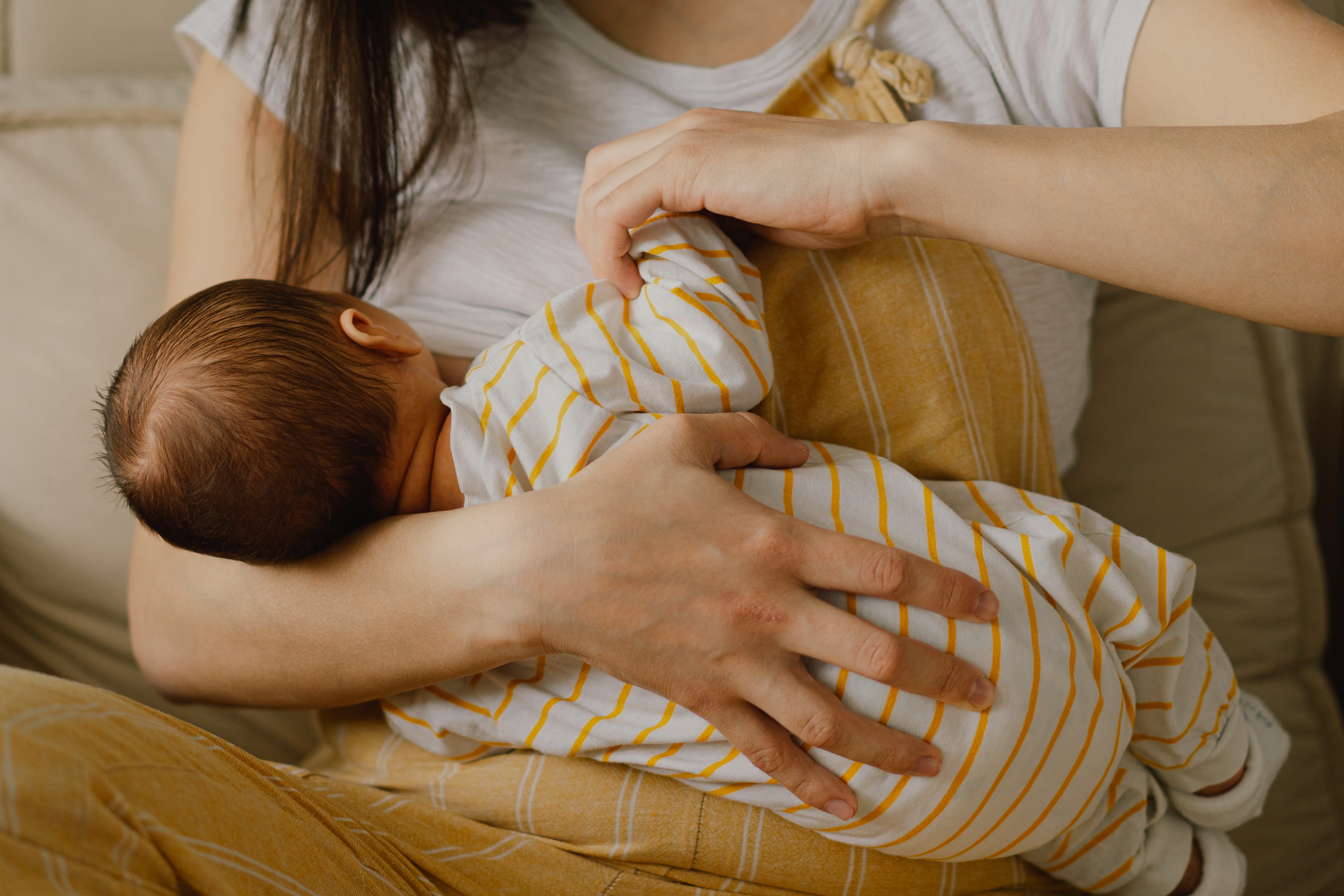 woman breastfeeding