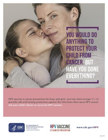 HPV Protect Your Child from Cancer (mother and child)