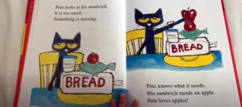 Screenshot from Pete's Big Lunch Read by Sara (VIDEO)