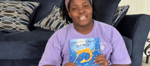 Screenshot from Giraffes Can't Dance Read by Mikayla (VIDEO)