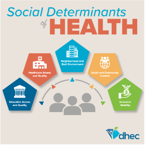 Social determinants of health graphic